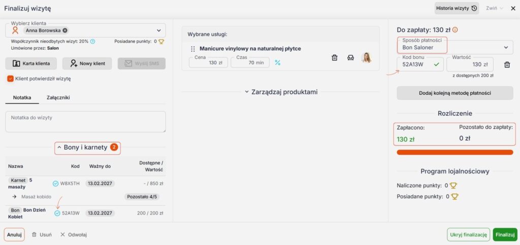 bony i karnety_Saloner