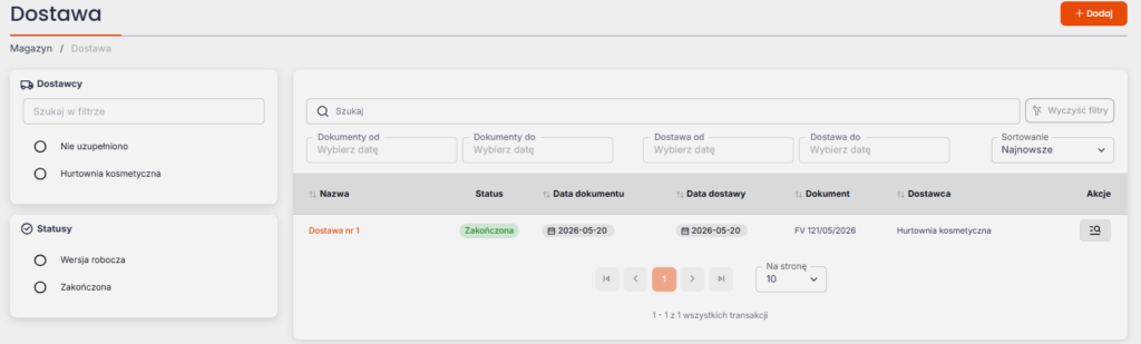 moduł magazynowy dla salonów-saloner 2.0